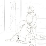 absurd_res bestiality canid canine canis championwhoops_(artist) clothed clothing doggystyle domestic_dog duo female feral from_behind_position hi_res human human_on_feral interspecies leash male male/female mammal partially_clothed sex