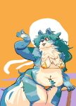 2025 5_fingers abstract_background anthro armpit_hair belly belly_tattoo big_tail bikini bikini_thong blue_body blue_fur blue_hair blue_pubes blue_stripes body_hair breasts cane canid canine canis cleavage clothed clothing colored countershade_breasts countershade_face countershade_legs countershade_neck countershade_tail countershading eyelashes female fingers fur gold_bikini hair hand_on_object hi_res kanapka_(wisgoat) leg_tuft long_hair looking_away love_handles mammal medium_breasts micro_bikini navel navel_tattoo neck_tuft one_fang open_mouth open_smile overweight overweight_anthro overweight_female portrait pubes pupils raised_arm red_pupils shaded side_boob sketch skimpy smile solo stripes swimwear tail tattoo thick_thighs thong three-quarter_portrait three-quarter_view tuft two-piece_swimsuit underwear white_belly wide_hips wisgoat wolf yellow_eyes yellow_sclera