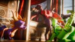  16:9 3d_(artwork) activision anthro big_breasts blender_(artwork) blender_cycles_(artwork) blush breasts butt claws cunnilingus cynder digital_media_(artwork) dragon duo european_mythology female female/female foxibiki generation_3_pokemon genitals hi_res horn legendary_pokemon male mammal membrane_(anatomy) membranous_wings mythological_creature mythological_scalie mythology nintendo nipples nude oral penetration pokemon pokemon_(species) purple_body rayna_(furromantic) rayquaza scalie sex simple_background smile smoke smoke_from_mouth smoke_from_nose spying spyro spyro_the_dragon tail tongue tongue_out vaginal vulva western_dragon widescreen wings 