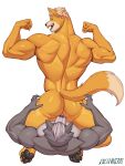 absurd_res anal anthro anus canid canine canis dominant duo facesitting fox fox_mccloud hi_res looking_at_viewer male male/male mammal milannoart02 muscular nintendo nude oral rimming rimming_male sex sitting sitting_on_another spread_anus spreading star_fox wolf wolf_o'donnell