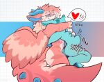 abdominal_bulge ambiguous_gender ambiguous_penetrated amiri_(nonbiamiri) anal anal_penetration animal_genitalia animal_penis anthro arm_around_neck arm_around_partner aroused big_penis big_tail blue_body blue_eyes blue_fur blue_horn blue_penis claws dragon duo ear_markings ear_stripes facial_markings femboy fluffy fluffy_tail fur fur_markings furred_dragon furred_scalie genital_slit genitals hands_behind_back head_markings heart_symbol hi_res holding_partner horn hung_femboy inner_ear_fluff josou_seme looking_at_another looking_at_partner looking_pleasured male male/ambiguous male_penetrating male_penetrating_ambiguous markings maxadisasta motion_lines mouth_closed mythological_creature mythological_scalie mythology narrowed_eyes open_mouth paws penetration penile penile_penetration penis penis_in_ass pink_body pink_fur scalie seductive sex sound_effects speech_bubble spiked_tail spikes spikes_(anatomy) spiral spiral_eyes striped_body striped_fur striped_markings striped_tail stripes tail tail_markings tan_body tan_fur tapering_penis text tuft white_body white_fur wings ych_(character)