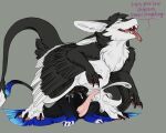 2026 3_fingers 3_toes 4_ears 4_fingers 4_toes 5:4 abdominal_bulge absurd_res aggr.mor animal_genitalia animal_penis animal_vulva anthro anthro_prey avali avian belly bestiality big_belly big_ears big_penis big_tail big_vulva biped bird black_body black_claws black_feathers black_finger_claws black_fur black_genitals black_tail black_toe_claws black_vulva black_wings blue_body blue_feathers blue_fur blue_toe_claws blue_wings bodily_fluids canine_genitalia canine_vulva chest_tuft claws colored colored_sketch countershade_face countershade_fur countershading crouching cum cum_drip cum_string cumshot dialogue digital_drawing_(artwork) digital_media_(artwork) digitigrade dominant dominant_female dominant_feral dripping duo ears_back ejaculation english_text enjoying erection excessive_cum excessive_genital_fluids eyes_closed facesitting facial_tuft fangs feathered_wings feathers feet female female_pred feral feral_pred finger_claws fingers fluffy forced forked_tongue full-length_portrait fur fyr_(fenrir784) genital_fluids genital_slit genitals grey_background hand_imprint hands-free happy hi_res huge_penis hyper hyper_genitalia hyper_penis imminent_death imminent_digestion imprint inner_ear_fluff larger_female larger_feral larger_pred last_orgasm leaking living_dildo living_insertion living_insertion_play living_sex_toy living_sex_toy_use long_tail looking_pleasured male male/female male_prey maleherm_(lore) markings masturbation monotone_background multi_ear multicolored_body multicolored_fur multicolored_tail neck_tuft nude on_bottom on_top open_mouth open_smile oral_orgasm orgasm orgasmn partially_inside paw_imprint pawpads paws penetration penis pink_genitals pink_pawpads pink_penis pink_tongue pinned pinned_to_ground pinned_wing pivoted_ears plump_labia portrait purple_text quadruped raised_tail sex sharp_teeth simple_background sitting sitting_on_another size_difference sketch small_but_hung smaller_anthro smaller_male smile speech_bubble spreading stardust_(kuda) stepped_on submissive submissive_anthro submissive_male tail tail_feathers tail_markings tail_tuft talking_to_another talking_to_prey tapering_penis teeth text thick_thighs three-quarter_view throbbing throbbing_penis toe_claws toes tongue tongue_out tuft tufted_fur unbirthing vaginal vaginal_fluid_drip vaginal_fluids vaginal_penetration vore vulva white_body white_feathers white_feet white_fur winged_arms wings