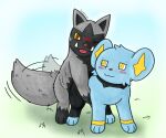 6:5 afterimage ambiguous_penetration blush blush_lines brown_eyes canid canine digital_media_(artwork) digitigrade duo fangs felid feline female female_penetrated feral feral_on_feral feral_penetrated feral_penetrating feral_penetrating_feral from_behind_position generation_3_pokemon generation_4_pokemon grey_body hi_res interspecies krita_(artwork) looking_at_another looking_at_partner male male/female male_on_top male_penetrating male_penetrating_female mammal mating_grip motion_lines mounting multicolored_body nintendo on_top penetration pokemon pokemon_(species) poochyena quadruped sakrem sex shinx simple_background standing tail tail_motion tailwag teeth tongue tongue_out two_tone_body yellow_eyes