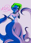  andromorph anthro cherry_fox904 exotica female female/female feral gothic_lolita gothica hi_res humanoid intersex lolita_(fashion) natura pulpo_(captainmowdraws) skinny tentacle_tail tentacles tentacula unusual_anatomy unusual_tail 