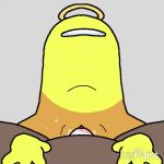 1:1 alien among_us angel_(onto_us) animated animated_gif dominant dominant_female duo female innersloth male male/female penetration penile penile_penetration riding short_playtime submissive submissive_male vincent_(onto_us) wiltingleaf