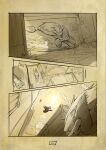 2026 absurd_res anthro asche_(truescorn) biped chasing clarity_(truescorn) claws comic duo eyelashes female female_anthro fur generation_4_pokemon generation_5_pokemon hair hi_res huge_filesize long_hair lucario male male_anthro nintendo outside page_number pokemon pokemon_(species) pokemon_mystery_dungeon running spike_chunsoft spikes spikes_(anatomy) tail text toe_claws truescorn zoroark