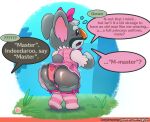 2020 accessory alternative_fashion anal anal_penetration animal_crossing anthro blush bow_(feature) bow_accessory bow_ribbon bow_tie bubble_butt bulge butt clothed clothing crossdressing dialogue digital_drawing_(artwork) digital_media_(artwork) dress ellipsis embarrassed english_text femboy feminization five_o'clock_shadow frilly frilly_clothing gonzo_(animal_crossing) grass grey_body hair_accessory hair_bow hair_ribbon header header_box heart_symbol hi_res hidden_sex_toy hidden_vibrator j-fashion koala legwear lolita_(fashion) male mammal marsupial master masturbation nintendo object_in_ass offscreen_character open_mouth outside panties penetration plant public public_masturbation puggy ribbons sex_toy sex_toy_in_ass sex_toy_insertion sex_toy_under_clothing shaking_butt solo speech_bubble stockings stubble submissive sweet_lolita text text_header underwear url vibrator vibrator_in_ass vombatiform