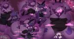absurd_res anthro big_breasts bodily_fluids breasts chillin_chillo claws cum duo eclair_(glazevevo) female female_penetrated fur generation_5_pokemon genital_fluids genitals glaze_(glazevevo) hair heart_eyes heart_symbol hi_res intelligence_loss male male/female male_penetrating male_penetrating_female mammal nintendo nipples open_mouth penetration penile penis pheromones pokemon pokemon_(species) purple_body purple_fur purple_hair sex tail vaginal vaginal_penetration vulva zoroark zorua