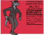 adamwhite anthro clothing cowboy_hat cowboy_outfit gun gunfighter_ballads handgun hat headgear headwear humanoid kryshtir_(adamwhite) male marty_robbins profanity ranged_weapon revolver scalie solo weapon xavier_nhelsky_(adamwhite)