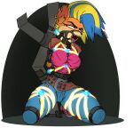  activision anthro bdsm bondage bound breasts crash_bandicoot_(series) female fishhook_gag fur hi_res open_mouth pirate_tawna raver1357 restrained restraints solo tawna_bandicoot thick_thighs tongue tongue_out video_games 
