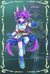 2025 absurd_res anthro aquatic aquatic_dragon boots clothed clothing dragon female footwear freedom_planet galaxytrail gloves hair handwear hi_res horn hybrid long_hair looking_at_viewer mammal mythological_creature mythological_scalie mythology nikoyosan purple_eyes purple_hair sash_lilac scalie shoes signature solo text