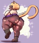  animal_humanoid anus big_breasts big_butt blonde_hair bodily_fluids bottomwear breasts butt cat_humanoid clothed clothing felid felid_humanoid feline feline_humanoid female hair hi_res huge_breasts humanoid legwear looking_at_viewer looking_back mammal mammal_humanoid musk neco-arc nipple_outline not_furry presenting simple_background skirt smuttysquid solo sweat sweaty_anus sweaty_butt thick_thighs topwear video_games wide_hips 
