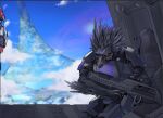 3_fingers alien anthro armor avian battle_rifle battle_rifle_(halo) beak colored cuirass duo feather_hair feathered_crest feathers fingers grey_body grey_feathers grey_scales gun halo_(device) halo_(series) head_crest holding_gun holding_object holding_ranged_weapon holding_weapon human in_vehicle kig-yar male mammal microsoft mostly_offscreen_character odst pseudo_hair ranged_weapon scales scalie scuted_hands scutes solo_focus spartanlukzt spaulder t'vaoan unfinished weapon xbox_game_studios yellow_eyes