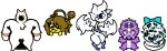 alpha_channel alternate_universe amalgamate ambiguous_gender angler anglerfish anthro aquatic avian ball beak bird blush bodily_fluids bracelet canid canine canis clothing darkner deltarune deltaswap digital_media_(artwork) domestic_dog drooling electronics endogeny eyebrows eyelashes eyeliner eyewear feathers female fin fish fluffy freckles fur gem glasses group hair headgear headwear hybrid jewelry lemon_bread looking_at_viewer lure_(anatomy) makeup male mammal memoryhead microphone monster moronicpixels muttler_(deltarune) necklace open_beak open_mouth pearl_(gem) pearl_necklace pixel_(artwork) purple_body purple_feathers reaper_bird saliva scales sharp_teeth shyra_(deltarune) simple_background smile snowdrake's_mother spiked_bracelet spikes standing swapped_sigil teeth thick_thighs tongue tuft undead undertale undertale_(series) white_body white_feathers white_fur wide_hips wings wolf yellow_body yellow_scales