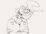 2021 absurd_res all_fours amphibian anal anal_penetration anthro anthro_on_anthro anthro_penetrated anthro_penetrating anthro_penetrating_anthro anus balls beehive_(hairstyle) bev_bighead big_butt big_eyes big_mouth_(anatomy) biped black_and_white black_text bodily_fluids butt butt_squish closed_smile dialogue digital_drawing_(artwork) digital_media_(artwork) duo english_text eye_roll eyebrow_through_hair eyebrows eyelashes eyes_mostly_closed female female_penetrated floating_eyebrows floppy_ears frog genital_fluids genitals hair head_turned hi_res huge_butt huge_mouth humanoid_genitalia humanoid_penis interspecies jodero larger_female larger_penetrated lips long_eyelashes looking_pleasured macropod male male/female male_penetrating male_penetrating_female mammal marsupial mature_anthro mature_female monochrome mouth_closed name_drop name_in_dialogue narrowed_eyes nickelodeon nude nude_anthro nude_female nude_male penetration penile penile_penetration penis penis_in_ass plantigrade plump_labia profanity rear_view rocko's_modern_life rocko_rama sex short_hair size_difference sketch smaller_male smile snout speech_bubble squish tail talking_to_another talking_to_partner teeth text thick_lips translucent translucent_hair vaginal_fluids vaginal_fluids_on_ground vulva wallaby white_speech_bubble