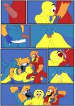 anal anal_penetration animal_humanoid anthro anus avian avian_humanoid balls beak bird bird_humanoid bodily_fluids border butt canary ciel-wolf comic cum cum_inside ejaculating_on_another ejaculation erection feathers fellatio finch genital_fluids genitals group heart_eyes heart_symbol humanoid male male/male multicolored_body multicolored_feathers muscular muscular_anthro muscular_male nickelodeon nude open_beak open_mouth oral oscine paco_(the_casagrandes) parrot parrot_humanoid passerine penetration penile penile_penetration penis penis_in_ass pink_penis sergio_(the_casagrandes) sex tail the_casagrandes the_loud_house tongue tongue_out trio walt_loud white_border yellow_body yellow_feathers