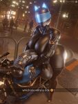 android animal_genitalia animal_penis balls big_balls big_breasts big_penis black_balls black_penis breasts clothing english_text equine_genitalia equine_penis genitals glistening glistening_balls glistening_clothing glistening_genitalia glistening_penis gynomorph heaven_(jinsang) hi_res huge_balls huge_breasts huge_penis humanoid hyper hyper_balls hyper_genitalia hyper_penis intersex latex latex_clothing machine motorcycle motorcycle_helmet penis robot robot_humanoid snapchat snapchat_caption solo text thick_thighs tinytoaster vehicle