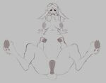 animal_genitalia anus areola big_areola big_breasts breasts centaur deer deer_taur equid equid_taur equine_genitalia european_mythology female genitals greek_mythology hi_res hooves humanoid_taur league_of_legends lillia_(lol) looking_at_viewer lying mammal mammal_taur mythology on_back riot_games sketch solo taur tencent yumspoiledmilk