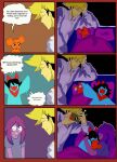 2026 467doggo annoyed anthro aqua_(deltarune) bed black_hair blonde_hair blue_clothing blush bodily_fluids buckteeth camera clothing comic cotton crying deltarune dialogue elemental_creature elemental_humanoid embarrassed english_text eyes_closed eyewear fangs female flora_fauna flowery_(deltarune) furniture glasses grey_clothing grey_shirt grey_topwear hair head_tuft hi_res humanoid male mammal orange_(deltarune) orange_body orange_hair pillow plant plant_humanoid red_ribbon rodent seth_(deltarune) seven_flowers shirt sleeping sleeping_together snoring suit taking_picture tears teeth text topwear tuft undertale_(series) white_clothing white_suit