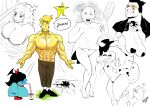 2026 abs absurd_res alligator alligatorid anthro antlers aqua_(deltarune) big_breasts big_butt black_clothing black_footwear black_hair black_shoes black_underwear blonde_hair blue_body blue_clothing blush bottomwear bratty_(undertale) breasts brown_bottomwear brown_clothing brown_jeans brown_pants burgerpants butt carol_holiday cat_tail catty_cattenheimer cigarette cigarette_in_mouth clothing clothing_pull container crocodilian cup deer defeated defeated_villainess deltarune denim denim_bottomwear denim_clothing domestic_cat drinking_straw elderly_female elemental_creature elemental_humanoid excuse_me_sir_(meme) eyelashes eyes_closed eyewear felid feline felis female flora_fauna flower flower_creature flower_nipples flowery_(deltarune) footwear freckled_breasts freckles glasses granny_(granny) granny_(series) grass hair hair_over_eyes hat headgear headwear hi_res horn huge_breasts human humanoid jeans ketsui long_hair looking_at_butt male mammal melee_weapon multicolored_eyewear multicolored_glasses muscular muscular_arms muscular_male new_world_deer nipple_covers object_in_mouth one_eye_closed overweight overweight_female panties pants plant plant_humanoid posing_for_the_viewer red_clothing red_footwear red_ribbon red_shoes reptile roaring_knight scalie seven_flowers shoes short_hair sketch smile snout spamton_g._spamton sword the_original_starwalker thick_thighs topwear topwear_pull undertale_(series) underwear weapon yellow_body