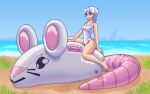 16:10 :> absurd_res ambiguous_gender avery_(redstone.co) beach breasts clothing duo female female_human feral handle hi_res human inflatable inflatable_toy mammal mouse murid murine nozzle pool_toy redstone.co rodent tight_clothing widescreen