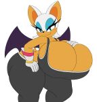 anthro athletic_wear bat bedroom_eyes big_breasts big_butt blush bottomwear bra breasts butt cleavage cleavage_overflow clothed clothing deep_cleavage dolphin_shorts female gym_bottomwear gym_shorts hi_res huge_breasts huge_butt hyper hyper_breasts looking_at_viewer mammal mechspazer narrowed_eyes presenting presenting_breasts rouge_the_bat seductive sega shorts solo sonic_the_hedgehog_(series) sports_bra thick_thighs underwear wide_hips