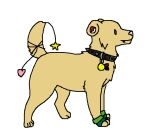 2015 aliasing ambiguous_gender bird_dog black_collar blue_(sebdoggo) blue_eyes canid canine canis charm_(jewelry) chow_chow clothing collar digital_drawing_(artwork) digital_media_(artwork) digitigrade domestic_dog dot_eyes ear_piercing facial_piercing feral fingerless_gloves flat_colors floppy_ears folded_ears full-length_portrait fur gloves golden_retriever green_clothing green_fingerless_gloves green_gloves green_handwear handwear hunting_dog lip_piercing lip_ring mammal microsoft_paint_(artwork) mixed_breed nintendo paws piercing pink_nose pokeball pokeball_ear_piercing pokeball_piercing pokemon portrait raised_tail retriever ring_piercing sebdoggo simple_background simple_eyes snout solo spiked_collar spikes spitz standing tail trans_(lore) trans_man_(lore) white_background yellow_body yellow_fur