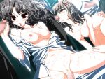  2000s_(style) 2girls 5boys akasaka_megu black_hair breasts censored cowgirl_position cum cum_on_body cum_on_breasts cum_on_clothes cum_on_hair doggystyle earrings ejaculation fellatio game_asset group_sex hair_ornament hairclip hand_on_another's_thigh handjob jewelry kagome_(traumatize) kitami_satoko looking_at_penis mosaic_censoring multiple_boys multiple_girls nipples non-web_source official_art oral orgy parallel_hairclips partially_open_shirt red_eyes saliva self-datamine sex sex_from_behind spitroast straddling subarashiki_hibi tongue tongue_out vaginal variant_set visual_novel_cg 