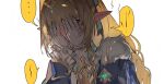  ... 1girl 1nuyaki anemo_symbol_(genshin_impact) aqua_gem aqua_streaks blonde_hair blue_capelet blush capelet colored_speech_bubble commentary covering_face detached_collar detached_sleeves drill_hair drill_ponytail ear_blush elf embarrassed english_commentary frilled_sleeves frills full-face_blush fur-trimmed_capelet fur_trim gem genshin_impact gloves green_eyes hands_on_own_face highres long_hair long_sleeves multicolored_hair pointy_ears simple_background single_detached_sleeve solo speech_bubble spoken_ellipsis stellar_linchpin streaked_hair tiara upper_body vesna_(genshin_impact) white_background white_gloves 