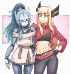  2girls abs cable_hair clothed_robot danger_(x-men) dress fake_horns horned_headwear horned_tiara horns humanoid_robot igalimax joints magik's_crown magik_(x-men) marvel marvel_tokon:_fighting_souls mechanical_hair metal_skin multiple_girls robot robot_girl robot_joints tiara x-men 