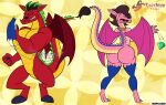 absurd_res age_difference american_dragon:_jake_long anthro big_breasts big_butt black_hair blu3danny bottomwear breasts butt clothing countershade_tail countershade_torso countershading curvy_figure disney dragon duo female gem hair hi_res incest_(lore) jake_long jewelry male male/female mature_anthro mature_female membrane_(anatomy) membranous_wings mother_(lore) mother_and_child_(lore) mother_and_son_(lore) muscular muscular_anthro muscular_male mythological_creature mythological_scalie mythology necklace older_anthro older_female pants parent_(lore) parent_and_child_(lore) parent_and_son_(lore) pearl_(gem) pearl_necklace pink_body pink_scales red_body red_scales scales scalie smile smirk son_(lore) susan_long tail tail_tuft thick_thighs torn_bottomwear torn_clothing torn_pants tuft voluptuous voluptuous_anthro voluptuous_female wide_hipped_female wide_hips wings yellow_body yellow_countershading younger_anthro younger_male