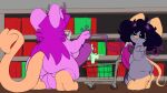 absurd_res afro annoyed anthro arachnid areola arthropod ball_growth ball_markings balls balls_on_ground belly big_breasts big_butt big_ears big_hair big_nipples big_penis big_tail black_sclera bodily_fluids breasts butt buttons_(nipples) casting_spell casual_erection casual_nudity complaining corruption cum curved_horn curvy_figure demon duo earpiece erect_nipples erection eyelashes eyeshadow female fluffy fluffy_hair genital_fluids genital_growth genital_markings genitals green_eyes grocery_store growth gynomorph hair hi_res holding_object horn horn_growth huge_breasts huge_butt huge_nipples huge_penis huge_tail hyper hyper_breasts hyper_genitalia hyper_nipples hyper_penis intersex leaking_cum long_hair long_nipples long_tail looking_away magic magic_user makeup male mammal mane markings mistress_(nimmy) mouse_ears nimmy nipple_growth nipples nubbed_penis overweight overweight_intersex penis penis_growth plantigrade purple_penis raised_heel rodent round_ears shelf shopping_cart shortstack shortstack_female shortstack_male size_difference slightly_chubby slightly_chubby_male solo spade_tail spell spider spontaneous_erection squish surprised tail tefemmosus thick_tail transformation transformation_through_magic