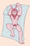 abs absurd_res animal_humanoid antennae_(anatomy) anthro armpit_fetish armpit_hair arthropod arthropod_humanoid body_hair bulge chest_hair clothing detailed_bulge feet fluffy genital_outline hands_behind_head hi_res humanoid humanoid_feet infernal-buck insect insect_humanoid jockstrap lepidopteran lustful_gaze lying male moth muscular on_back penis_outline plantigrade pubes pubes_exposed raised_arms small_waist solo stained_underwear underwear v-cut