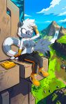 absurd_res anthro areola bandage bodysuit_straps clothed clothing female footwear gloves handwear hi_res idw_publishing lemur mammal navel nipples primate purple_eyes ring-tailed_lemur sega shirtless shoes smile solo sonic_the_hedgehog_(comics) sonic_the_hedgehog_(idw) sonic_the_hedgehog_(series) strepsirrhine sunny tail tangle_the_lemur the_knight topless