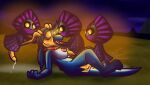 2026 anthro anthro_penetrated big_breasts black_sclera blue_body blue_hair blue_scales bodily_fluids breast_play breasts clothing cum dominant dominant_humanoid dominant_male drooling erection female female_penetrated flatwoods_monster foursome gangbang genital_fluids genitals ghost_(majora's_mask) glans grey_body group group_sex hair headgear headwear hi_res humanoid humanoid_on_anthro humanoid_penetrating humanoid_penetrating_anthro interspecies kerchief kerchief_only larger_sub leaking_cum lizard majora's_mask male male/female male_penetrating male_penetrating_female mind_control nintendo nipples orange_eyes penetration penis pink_nipples pupils purple_clothing purple_headwear purple_robe red_kerchief reptile robe saliva scales scalie sex size_difference submissive submissive_anthro submissive_female the_legend_of_zelda thrusting titfuck ulti_(ultilix) ultilix yellow_body yellow_glans yellow_penis yellow_pupils