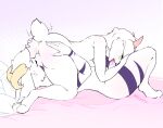2022 2_horns 3_toes 4_fingers 69_position anal anthro anthro_on_anthro arm_markings artist_name asriel_dreemurr_(god_form) bar_emanata biped black_eyebrows blush blush_lines bodily_fluids boss_monster_(undertale) bovid butt caprine cheek_tuft claws darkner deltarune digital_drawing_(artwork) digital_media_(artwork) duo emanata english_description erection eyebrows eyelashes eyes_closed eyewear eyewear_only facial_markings facial_tuft feet fellatio finger_claws fingers fur genitals glans glasses glasses_only goat green_eyewear green_glasses hand_on_another's_butt hand_on_another's_leg hand_on_butt hand_on_leg head_markings hi_res horn humanoid_genitalia humanoid_penis leg_markings lying male male/male male_anthro mammal markings mismatched_genitalia mismatched_humanoid_penis mismatched_penis multicolored_penis nude nude_anthro nude_male on_back on_front open_mouth oral penile penis pillow pink_glans pink_horn purple_markings purple_penis ralsei rimming rimming_69 saliva saliva_on_penis scut_tail sex short_tail tail text thigh_markings tinysmallman toe_claws toes tongue tongue_out tuft two_tone_penis undertale undertale_(series) wearing_glasses white_body white_claws white_fur white_penis white_pillow white_tail yellow_horn