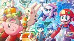 6+boys apron baseball_cap blue_hair character_request facial_hair fire_emblem fire_emblem:_mystery_of_the_emblem fire_emblem:_radiant_dawn flyswatter fox_boy fox_mccloud hat ike_(fire_emblem) instrument kirby kirby_(series) lucina_(fire_emblem) mario mario_(series) mario_paint marth_(fire_emblem) mettaton multiple_boys mustache paint_kirby paint_on_clothes pikachu playing_instrument pokemon pokemon_(creature) satou_kairi_(u-garden) splat_roller_(splatoon) splatoon_(series) splattershot_(splatoon) star_fox super_smash_bros. tongue tongue_out 