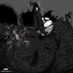 absurd_res asphyxiation big_breasts big_butt big_penis bodily_fluids breasts butt duo eldritch_abomination eldritch_being eldritch_humanoid female genitals ghost hair hi_res huge_breasts huge_butt huge_penis huge_thighs human humanoid hyper hyper_breasts male male/female mammal messy_hair multi_arm multi_leg multi_limb nightmare_fuel penis sex spirit sweat sweaty_butt the_primordial_lost_(zeblackballd) thick_thighs thigh_gap thigh_sex ze_blackball.d