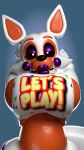 2025 3d_(artwork) 4_fingers 9:16 animatronic anthro bedroom_eyes bib big_breasts black_eyes blue_background breasts canid canine covered_breasts curvy_figure digital_media_(artwork) dot_eyes english_text eyebrows eyeshadow female fingers five_nights_at_freddy's five_nights_at_freddy's_world fox hands_behind_head head_tilt head_tuft hi_res joints lips lolbit_(fnaf) looking_at_viewer machine makeup mammal metallic mostly_nude multicolored_body narrowed_eyes open_mouth orange_body orange_breasts orange_eyebrows orange_inner_ear portrait purple_cheeks purple_eyeshadow purple_lips robot robot_anthro scottgames seductive simple_background simple_eyes sister_location solo tail text thathornyimp three-quarter_portrait tuft white_body white_sclera white_tail wide_hips