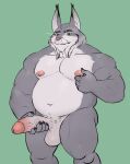 anthro aroused aroused_male balls barazoku belly biceps big_balls big_belly big_muscles big_pecs big_penis black_body black_fur cake4la canada_lynx claws erection felid feline flirting flirting_with_viewer fondling_penis fur genitals grabbing_own_penis green_background green_eyes grey_body grey_fur grope hand_on_penis hi_res holding_erection holding_own_penis holding_penis inviting inviting_to_sex inviting_viewer looking_at_viewer lynx male mammal manly masturbation mature_anthro mature_male milton_lynxley multicolored_body multicolored_fur musclegut muscular muscular_anthro muscular_arms muscular_male muscular_thighs nipple_fetish nipple_pinch nipple_play nipples nipples_touching nude nude_anthro nude_male offering_sex offering_to_viewer pec_fetish pec_grab pec_pinch pec_play pec_squeeze pecs pecs_touching penile penile_masturbation penis penis_grab penis_in_hand penis_squeeze pinch presenting presenting_body presenting_penis red_penis rubbing_penis seducing_viewer seductive self_grope showing_off_muscles simple_background solo standing stroking_penis thick_arms thick_thighs whiskers white_body white_fur