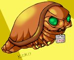  bug green_eyes insect metroid monster no_humans pun ripper solo that_one_bug_that_looks_like_a_croissant_that_you_can_freeze_and_use_as_a_platform 