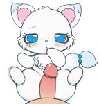 2026 accessory anthro arctic_fox aroused azuo blue_eyes blue_markings blush bodily_fluids canid canine chest_tuft chibi digital_media_(artwork) dipstick_ears dipstick_tail disembodied_penis duo ear_markings ear_tuft erection faceless_character faceless_human faceless_male female fluffy fluffy_tail fox fur furgonomics genitals hi_res human humanoid_genitalia imminent_sex jewelpet larimar_(jewelpet) looking_at_viewer male male/female mammal markings multicolored_ears penis sanrio sega sega_fave semi-anthro sweat tail tail_accessory tail_markings tailband true_fox tuft white_body white_fur