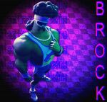 2026 accessory biceps biped bottomwear brock_(fortnite) clothed clothing digital_media_(artwork) elemental_creature elemental_humanoid english_text epic_games eyewear facial_hair flora_fauna food food_creature food_humanoid footwear fortnite fully_clothed green_body green_hair green_skin hair headband hi_res himbo_chuggs humanoid jewelry living_vegetable male muscular muscular_humanoid muscular_male mustache necklace not_furry pecs plant plant_humanoid plantigrade shirt shoes shorts socks solo standing sunglasses tank_top text topwear vegetable vegetable_humanoid