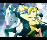  blonde_hair breasts cleavage electric gym_leader hcsb kamitsure_(pokemon) pokemon pokemon_(game) pokemon_black_and_white pokemon_bw 