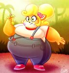  activision anthro coco_bandicoot crash_bandicoot_(series) eating female food fruit hi_res lolwutburger overweight plant solo video_games weight_gain wumpa_fruit 