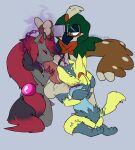  avian balls big_balls big_penis black_body black_fur blue_body blue_fur brown_body brown_feathers canid canine chain collar decidueye dominant dominant_male erection feathers fellatio ferris_(ferrissimulator) ferrissimulator fur generation_4_pokemon generation_5_pokemon generation_7_pokemon genitals group group_sex hi_res huge_penis hyper hyper_genitalia hyper_penis leash licking lucario male male/male mammal nintendo oral penile penis pokemon pokemon_(species) red_body red_fur sex size_difference tail threesome tongue tongue_out video_games yellow_body yellow_fur zoroark 