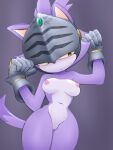  2022 anthro armor armor_only blaze_the_cat breasts clothing color_edit colored domestic_cat edit felid feline felis female front_view fur gauntlets genitals gloves handwear headgear helmet mammal mostly_nude mostly_nude_anthro nipples portrait purple_body purple_fur pussy roundpeach sega sir_percival_(sonic_and_the_black_knight) solo sonic_and_the_black_knight sonic_storybook_series sonic_the_hedgehog_(series) spassticus three-quarter_portrait 