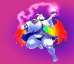  2021 anthro belly big_breasts black_sclera boss_monster bovid breasts caprine curvy_figure dawmino digital_media_(artwork) eyelashes female fur horn huge_breasts huge_thighs magic mammal navel overweight overweight_female pasties solo thick_thighs toriel undertale undertale_(series) video_games voluptuous white_body white_eyes white_fur 