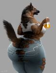  after_growth anthro big_breasts big_butt black_body black_fur black_nose bottomwear breast_expansion breast_squish breasts brown_body brown_fur bubble_butt butt butt_expansion canid canine canis clothing denim denim_clothing domestic_dog expansion exposed_breasts female from_behind_position fur german_shepherd herding_dog hi_res holding_object huge_breasts huge_butt huge_hips huge_thighs jeans long_neck looking_at_viewer looking_pleasured mammal mature_female multicolored_body multicolored_fur nipple_outline notched_ear orange_eyes pants pastoral_dog pinup pose potion potion_bottle presenting presenting_hindquarters raised_tail realistic rear_view sex shirt simple_background smile smiling_at_viewer solo squish thick_thighs toony_eyes topwear torn_bottomwear torn_clothing torn_jeans torn_pants torn_shirt torn_topwear two_tone_body two_tone_fur venjiiart wide_hips 