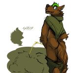  bottomwear bottomwear_down canid canine canis clothed clothing looking_back male mammal pants pants_down partially_clothed peeing simple_background sketch solo_focus thekinkybear wolf 